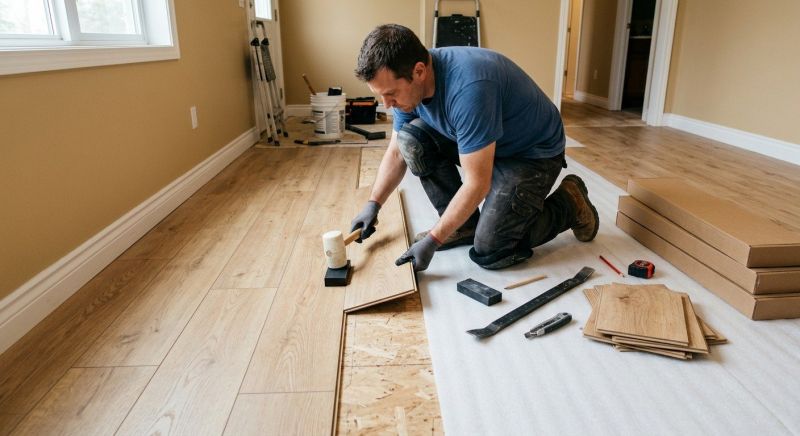 Laminate Floor Installation in Sturbridge, MA
