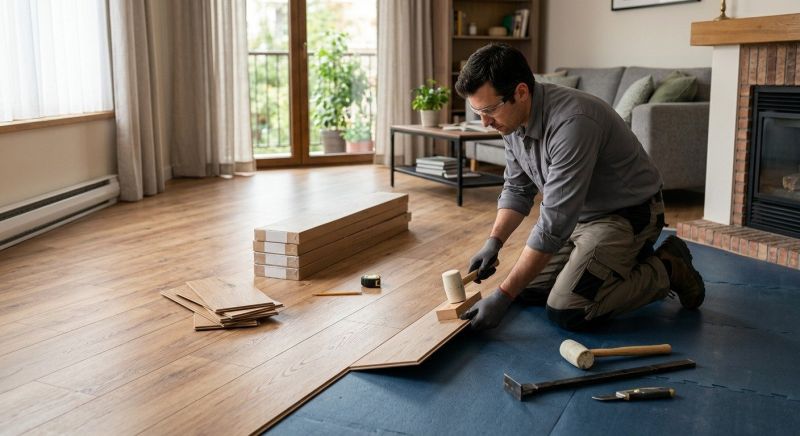 Laminate Floor Installation in Sturbridge, MA