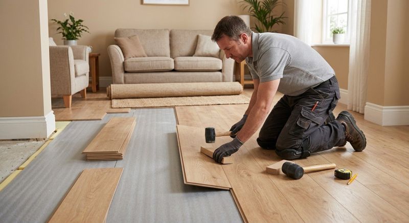 Laminate Floor Installation in Suffield, CT
