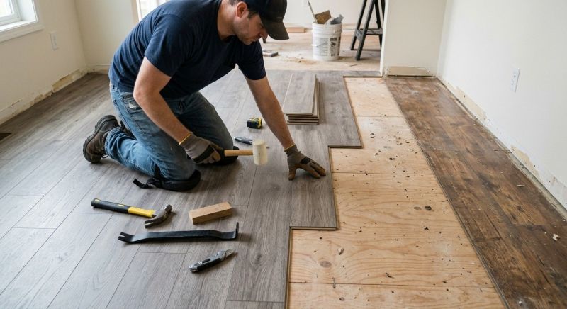 Laminate Floor Replacement in Ellington, CT