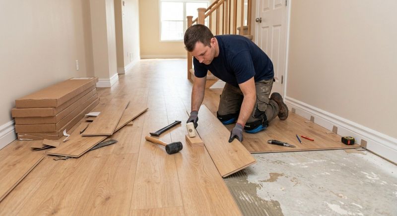 Laminate Floor Replacement in Suffield, CT