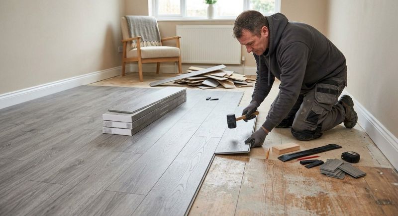 Laminate Floor Replacement in Wales, MA