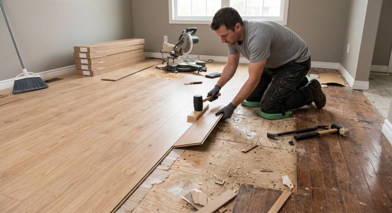 Laminate Flooring Replacement in Tolland, CT