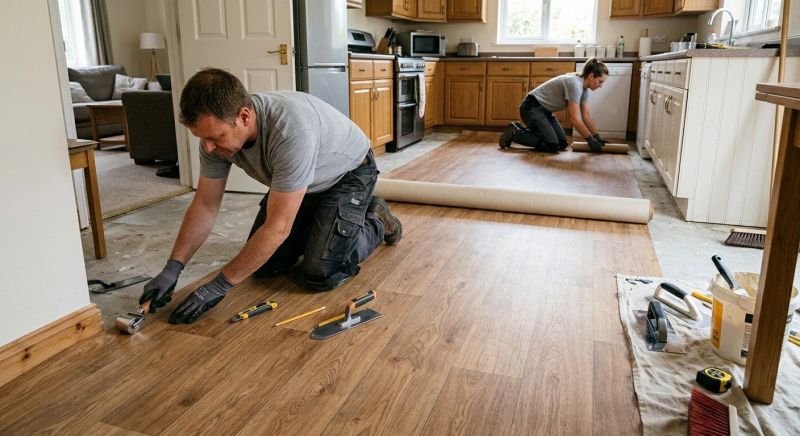 Linoleum Flooring Replacement in Tolland, CT