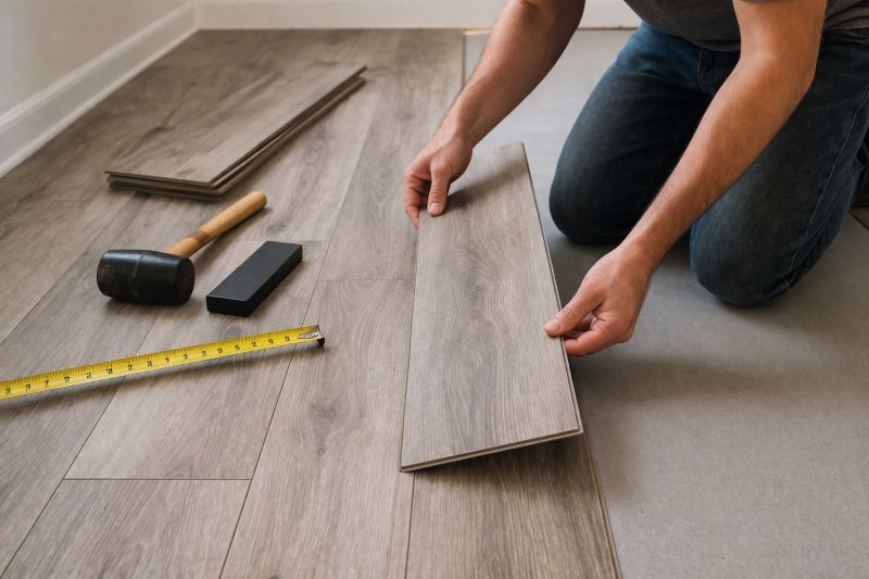 Luxury Vinyl Tile Installation in Brooklyn, CT