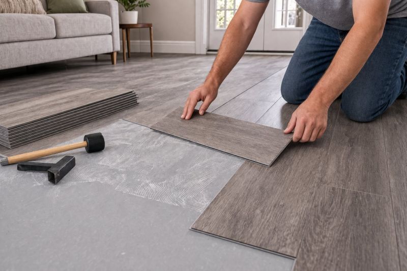 Luxury Vinyl Tile Installation in Simsbury, CT