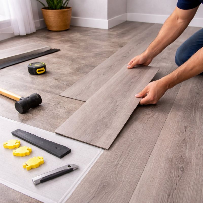 Luxury Vinyl Tile Installation in Suffield, CT