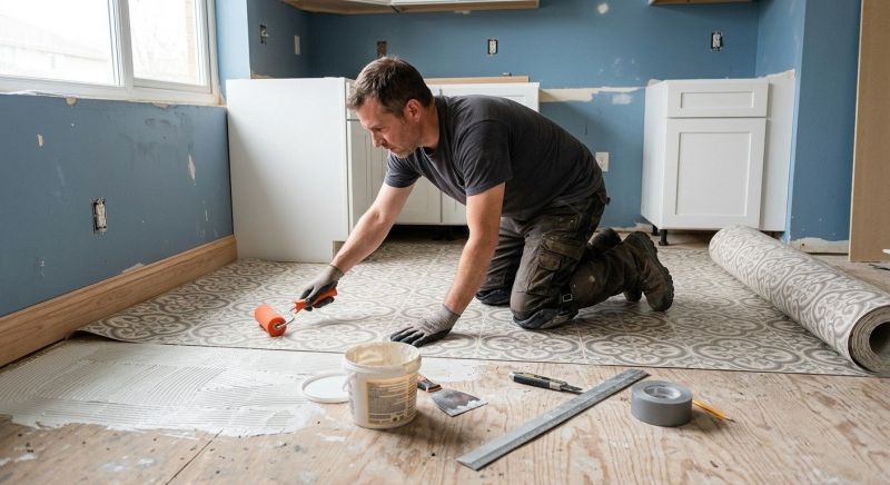 Sheet Flooring Installation in South Glastonbury, CT