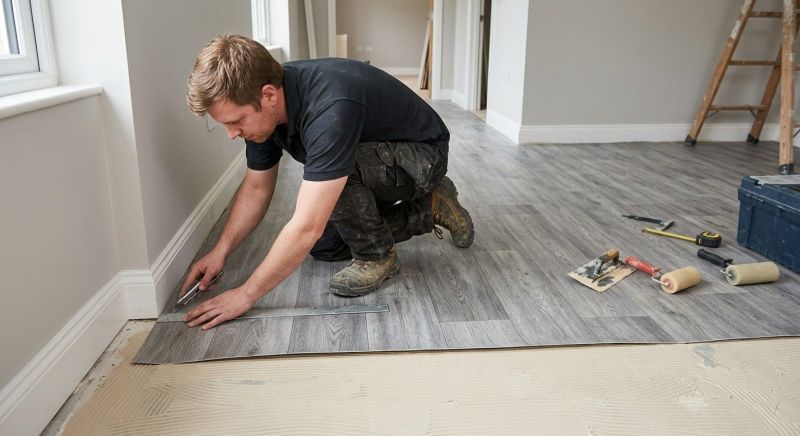 Sheet Vinyl Installation in East Hampton, CT