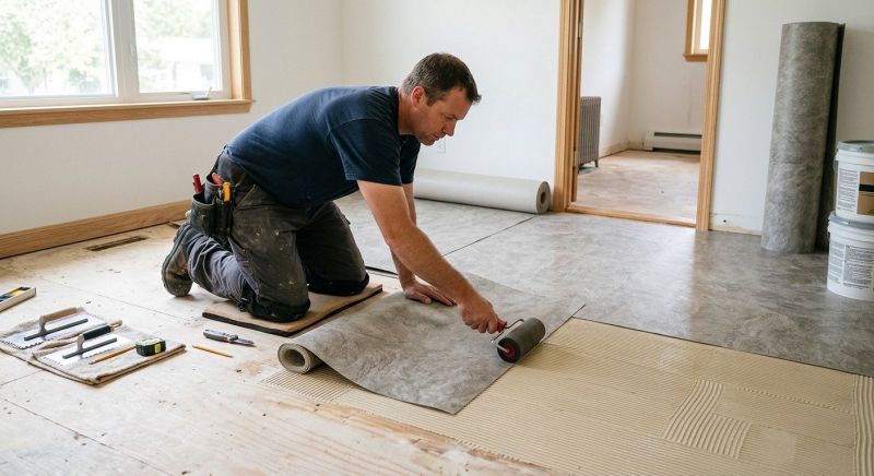 Sheet Vinyl Installation in Wethersfield, CT