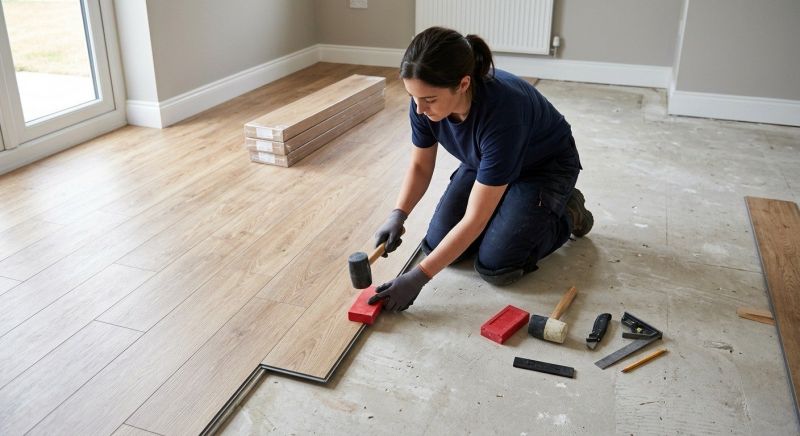 Vinyl Plank Floor Installation in Tolland, CT