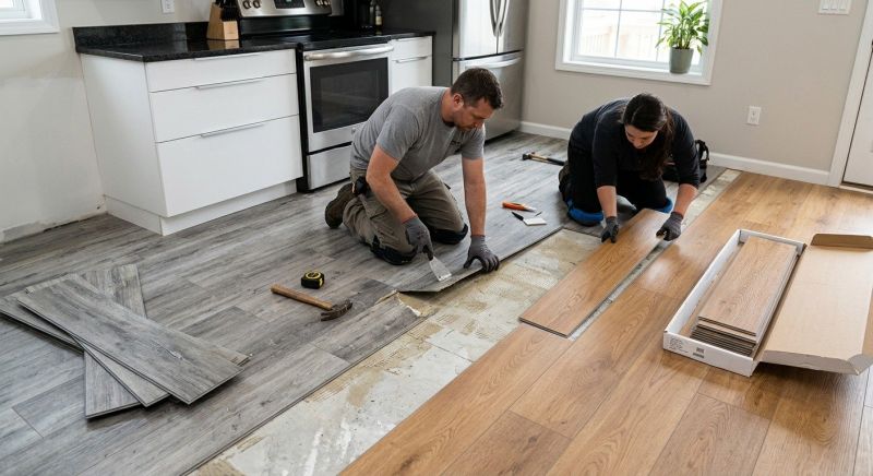 Vinyl Tile Replacement in Tolland, CT