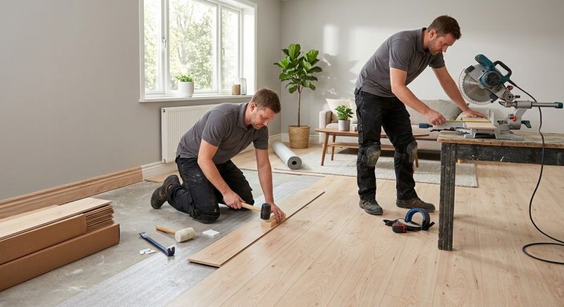Wood Laminate Installation in Tolland, CT